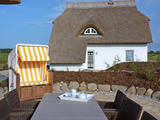 Ferienhaus in Zinnowitz - Mein Jantar - Terrasse mit Strandkorb