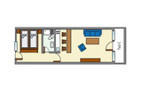 Ferienwohnung in Grömitz - Fernsicht - Grundriss Zimmertyp C