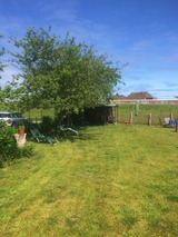 Ferienwohnung in Dahme - Ronjas Reich - Blick in den Garten