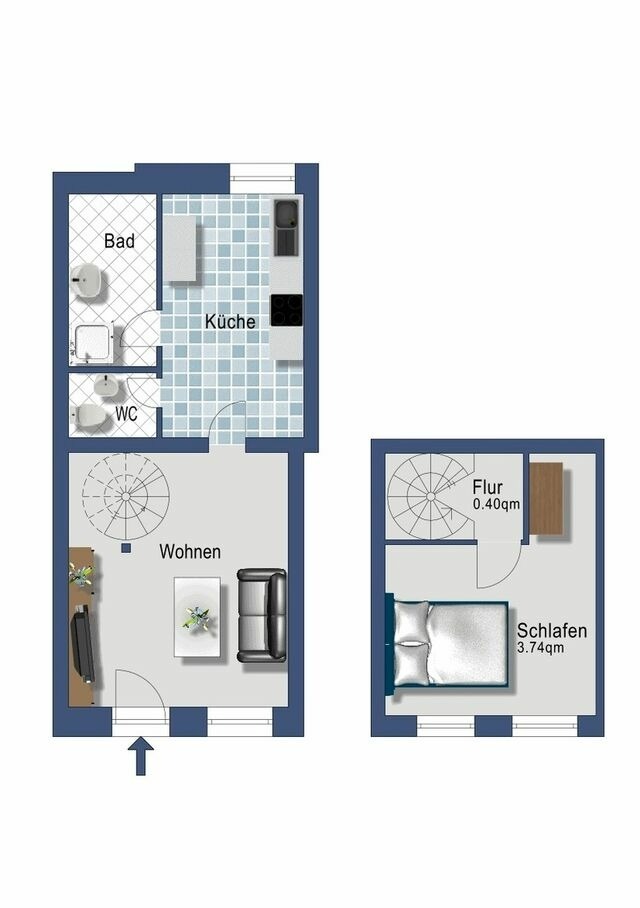 Ferienwohnung in Rabenkirchen-Faul&uuml;ck - Schleiblick App. 12 - Bild 8