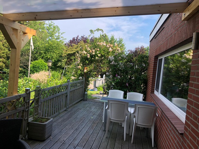 Appartement in Süsel - Haus Christa - Große, teilüberdachte Terrasse