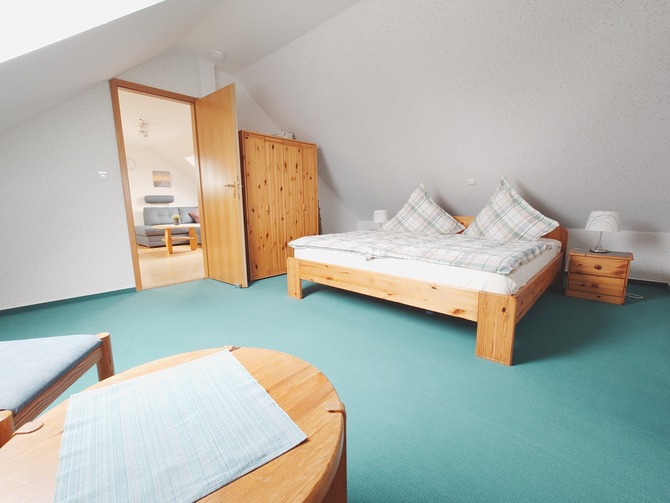 Ferienwohnung in Grube - Ferienhof Stoldt - Elternschlafzimmer