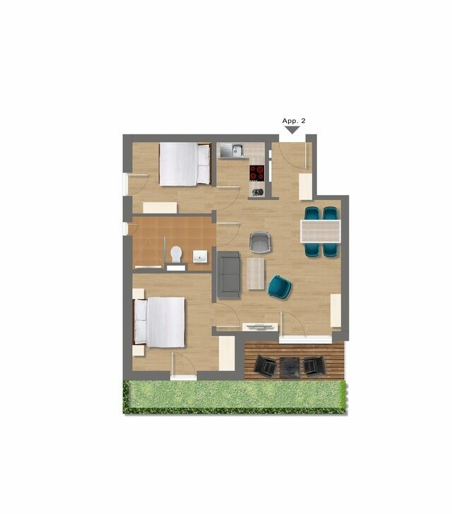 Ferienwohnung in K&uuml;hlungsborn - 10114- Villa Camenia, WE 2 - Bild 12