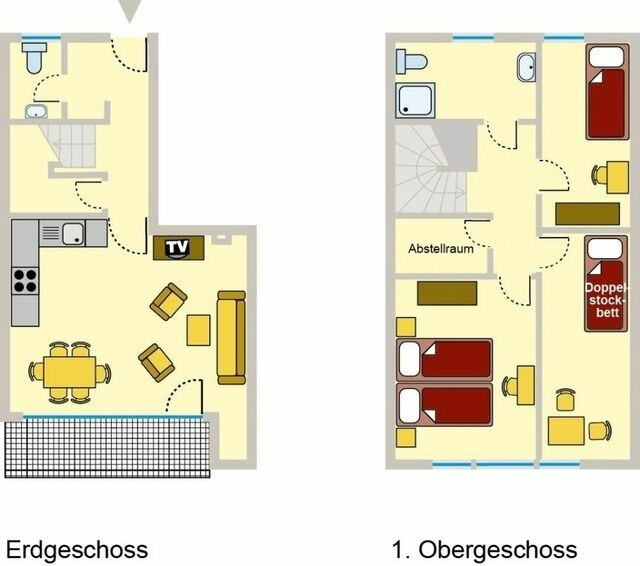 Ferienwohnung in Born a. Darß - Ferienwohnung Nr. 03 (EG + OG) - Bild 15