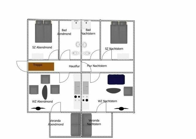 Ferienwohnung in Zinnowitz - Ostseebad Zinnowitz - Wohlige Ferienwohnung Abendmond - Bild 3