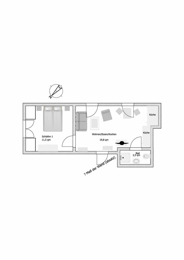 Ferienwohnung in Gr&ouml;mitz - Haus Seepferdchen - Whg. 7 - Bild 6