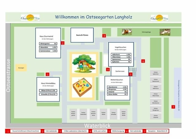 Ferienwohnung in Waabs - Ostseegarten Langholz - Ferienwohnung Adlerhorst (bis 6 Pers) - Bild 25