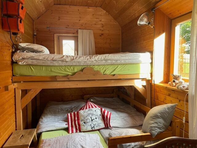 Ferienwohnung in Wagersrott - Zirkuswagen auf dem L&auml;mmerhof - Bild 3