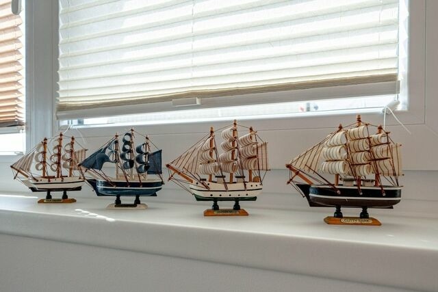 Ferienhaus in Olpenitz - Schleivilla Hafenblick by Seeblick Ferien ORO, Sauna, direkte Wasserlage - Bild 8