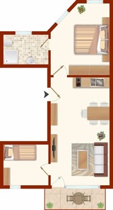 Ferienwohnung in Laboe - Kapit&auml;nshaus Nr. 9 - Bild 21