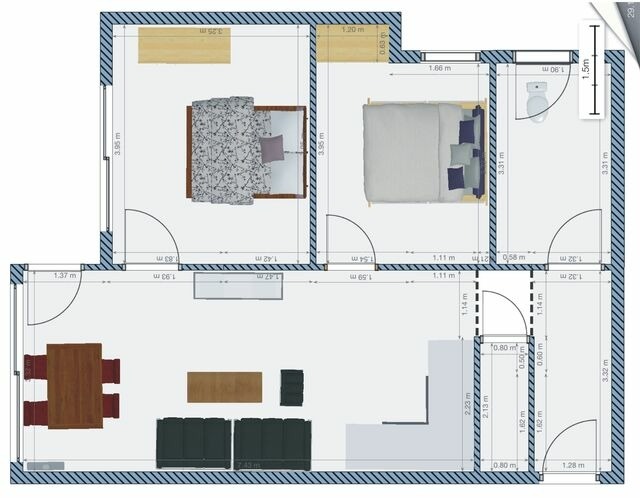 Ferienwohnung in Ahlbeck - (Brise) Strandresidenz Else Marie App. 0.7 - Bild 15