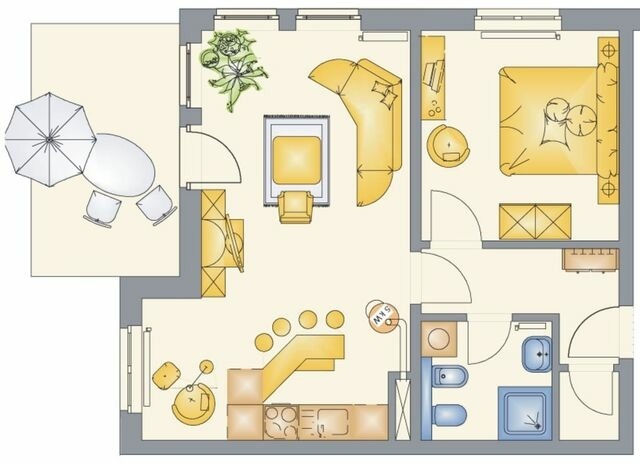 Ferienwohnung in Seebad Bansin - (Brise) Seeresidenz Haus Atlantic App. 0.4 - Bild 18