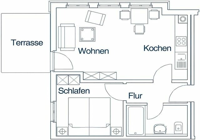 Ferienwohnung in Bansin - Villa Sonnengl&uuml;ck, App. 21 - Bild 15