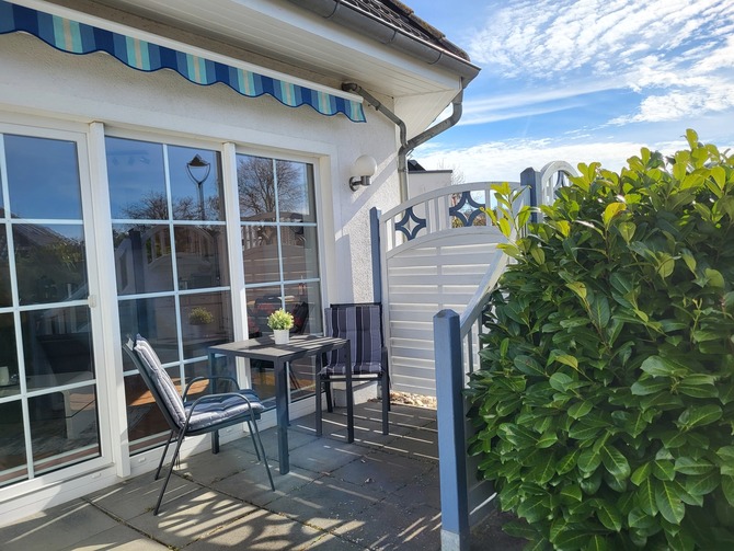 Ferienwohnung in Koserow - Ferienwohnung Lena - Terrasse